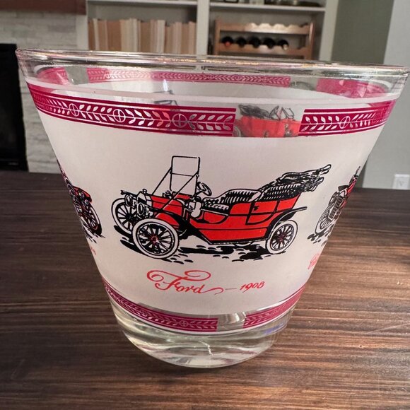 Vintage Hazel Atlas Car Barware Cady MCM - Picture 3 of 9